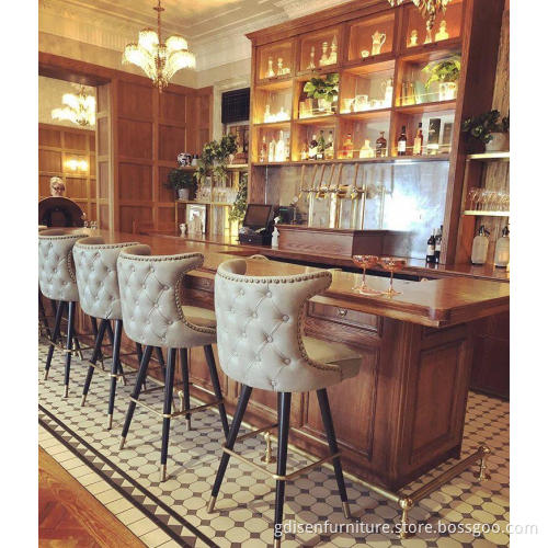 Bar Furniture Unique Leather High Counter Bar Stools